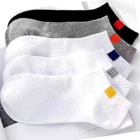 Kit com 5 Meias Cano Baixo Cor Sortidas