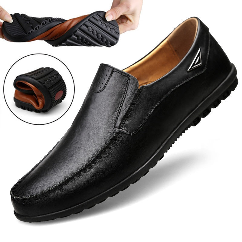 Sapato Mocassim Masculino de Couro - Dubai